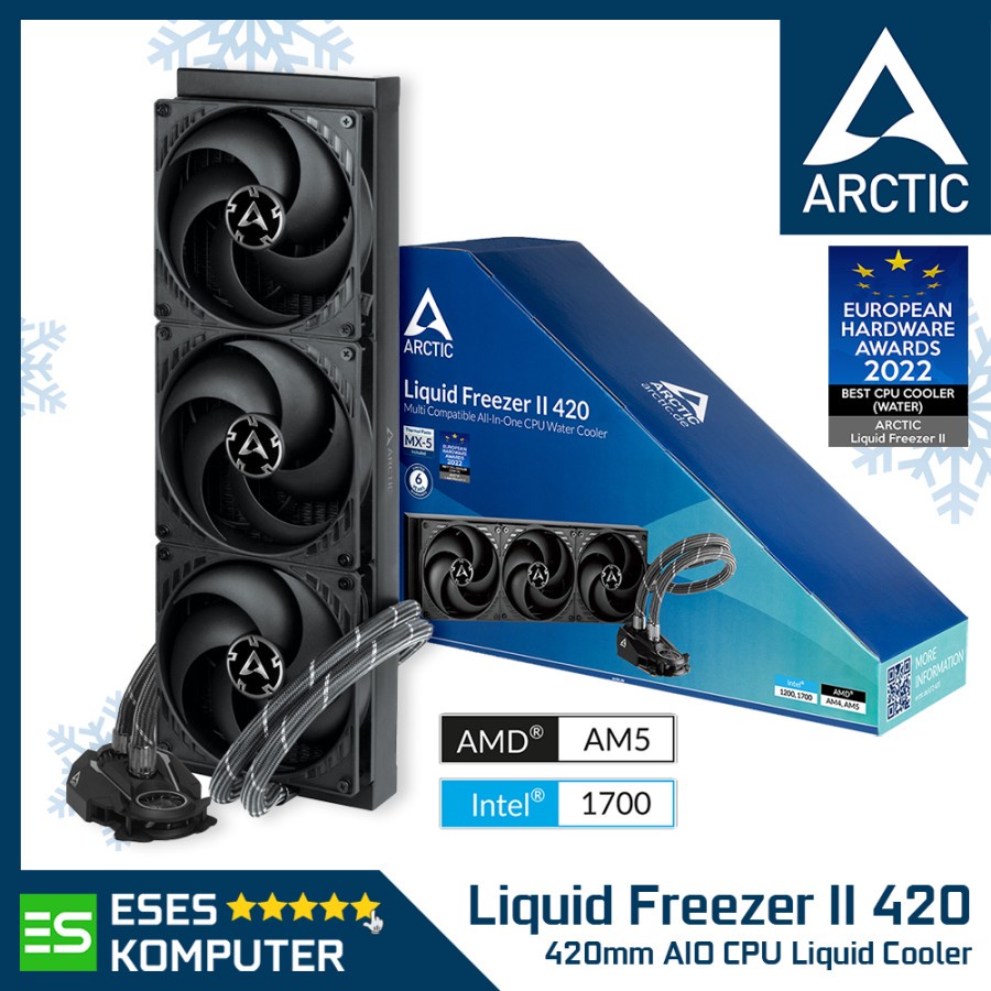 ARCTIC Liquid Freezer II 420 - AIO 420mm Liquid Cooling - CPU Cooler