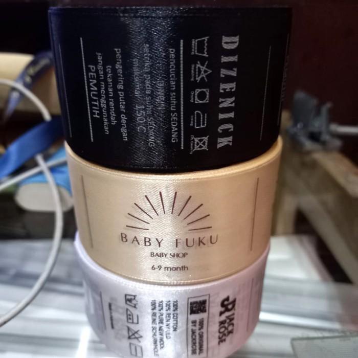 

LABEL BAJU SATIN 4CM