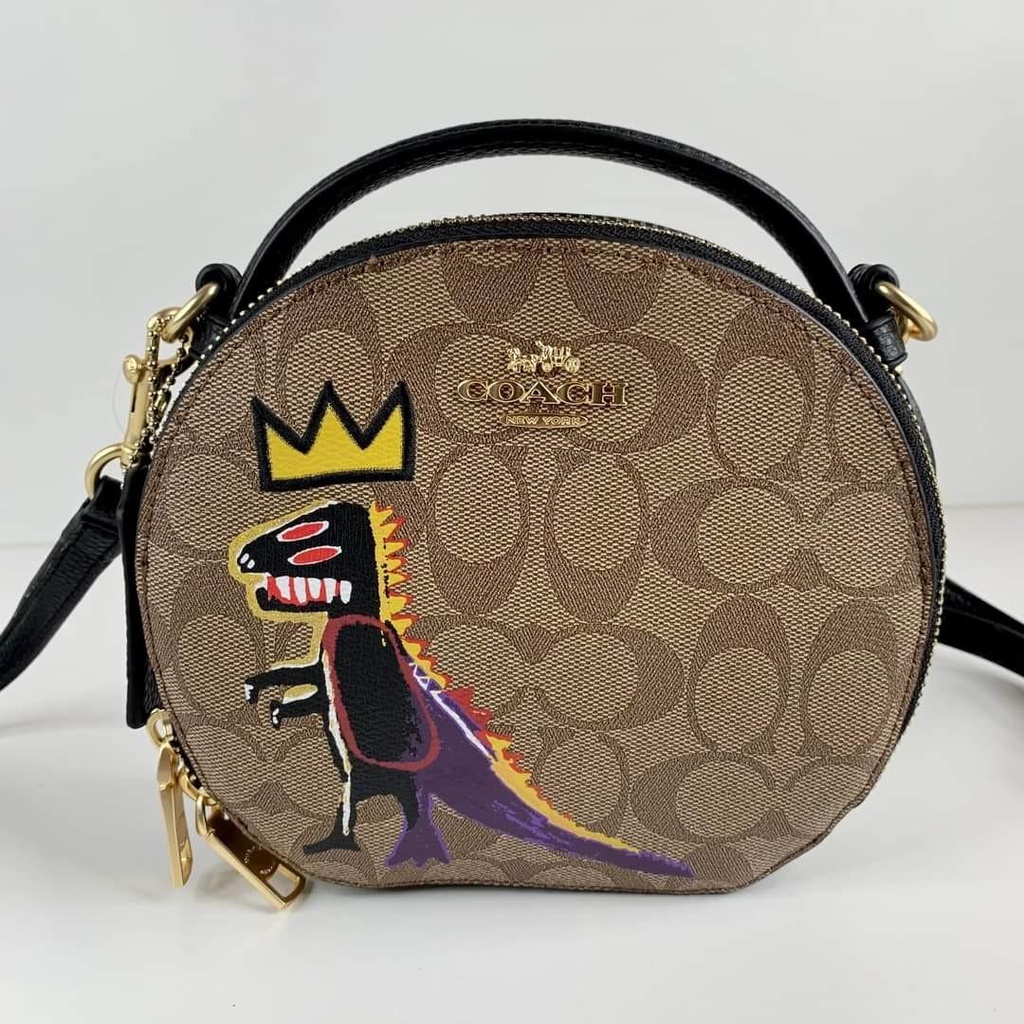 COACH C5658 Basquiat Co-branded Round Cake Bag Original