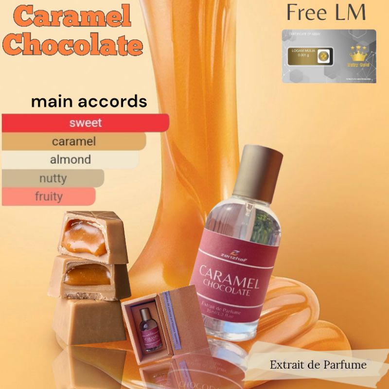 EXTRAIT PARFUM CARAMEL CHOCOLATE 35ML FREE LM