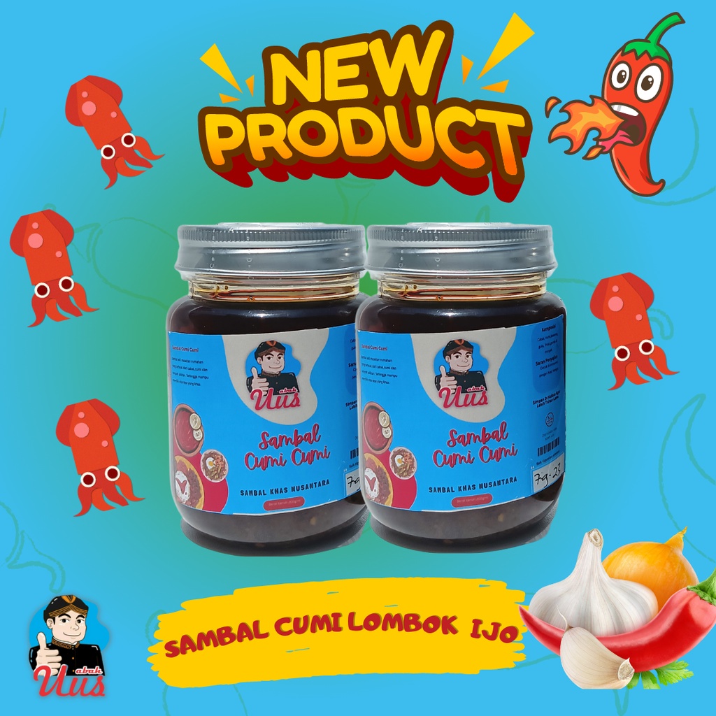 

Sambal Abah Uus Cumi Cumi, Terasi, Teri, Matah Bali