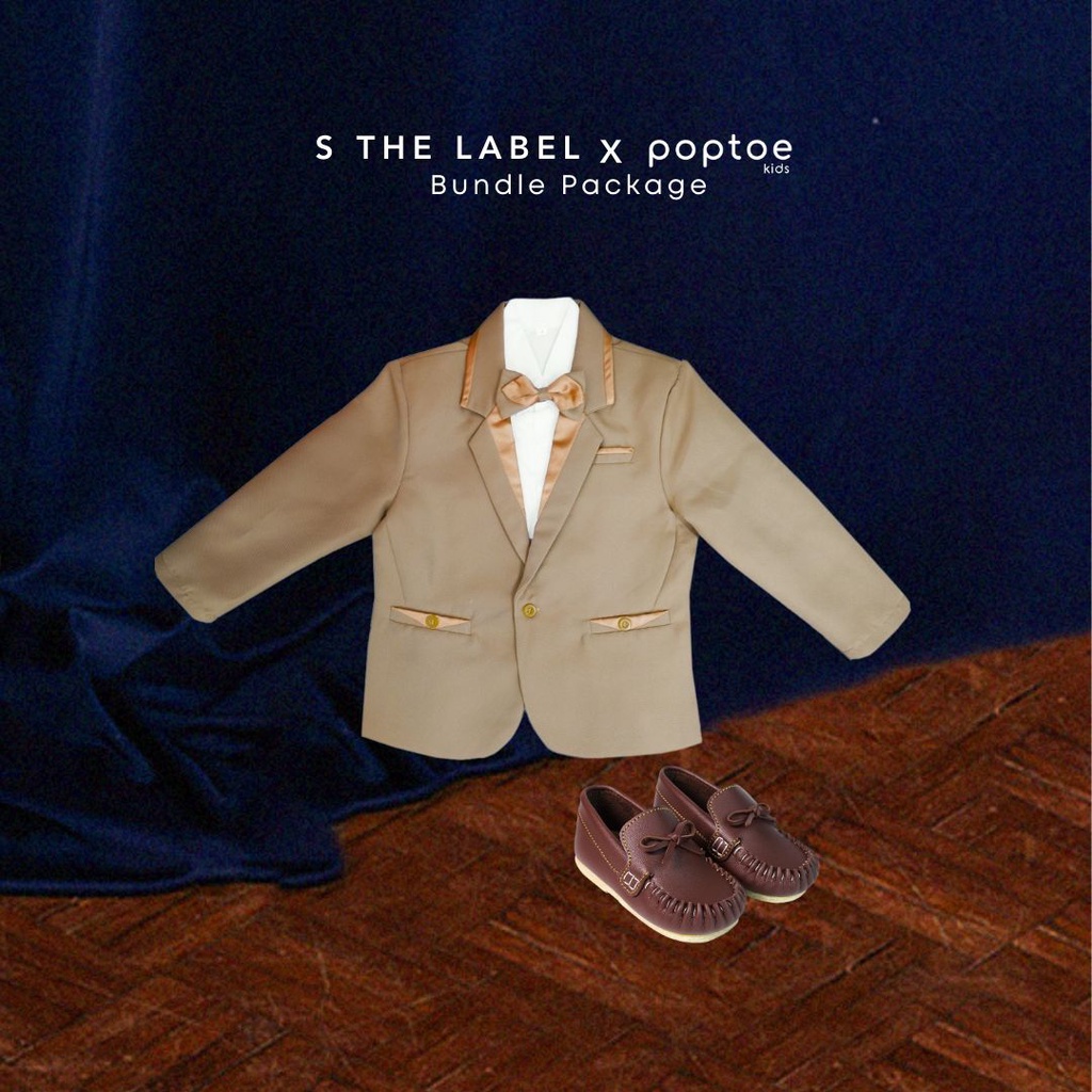 Bundle Package (S THE LABEL X POPTOE) Edward Suit &amp; Tuscan Chocolate