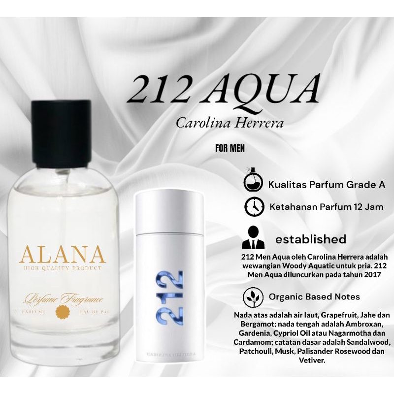 212 aqua men / parfum pria