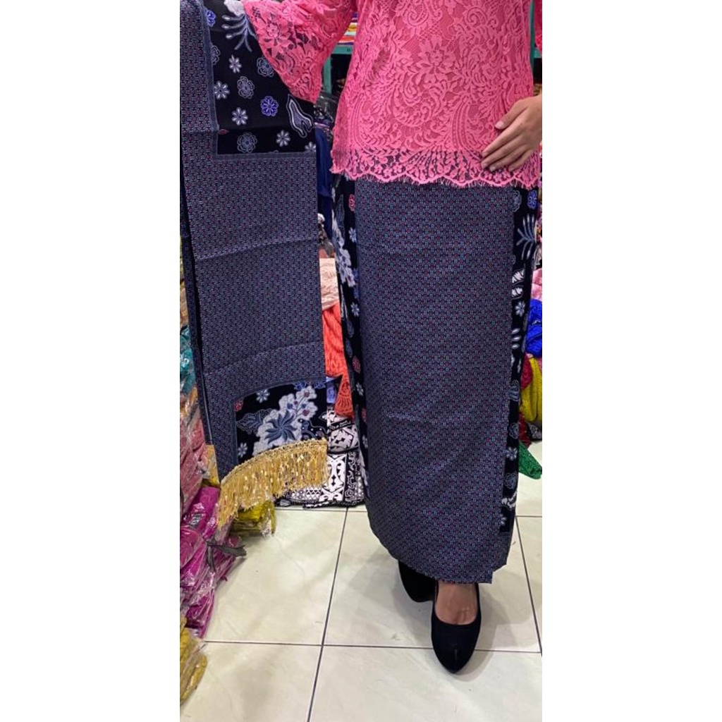 SET ROK SELENDANG JADI/SIAP PAKAI MOTIF BATIK