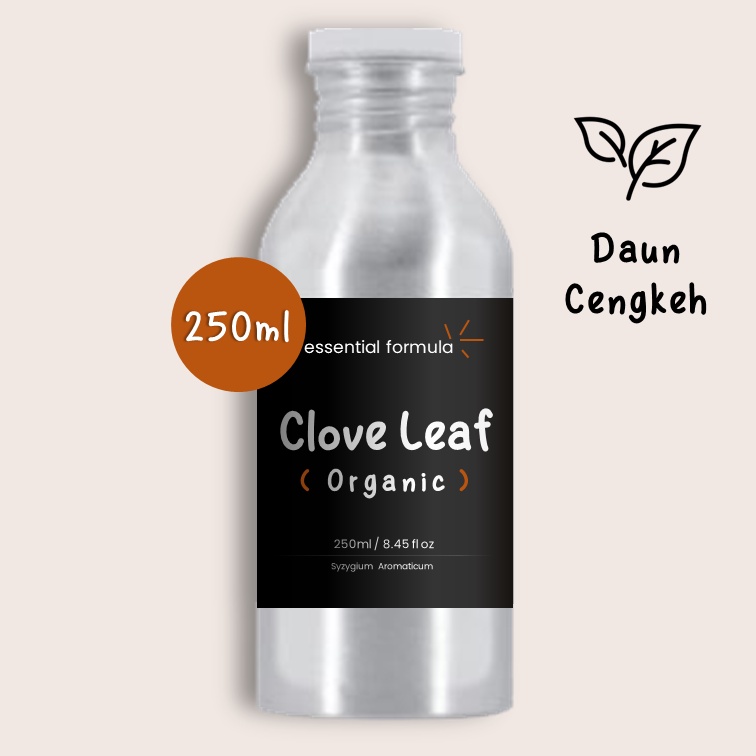 250ML Organic Clove Leaf Essential Oil Daun Cengkeh Murni 100%