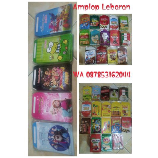 

Amplop Lebaran Motif Snack 10rb dapat 3pack