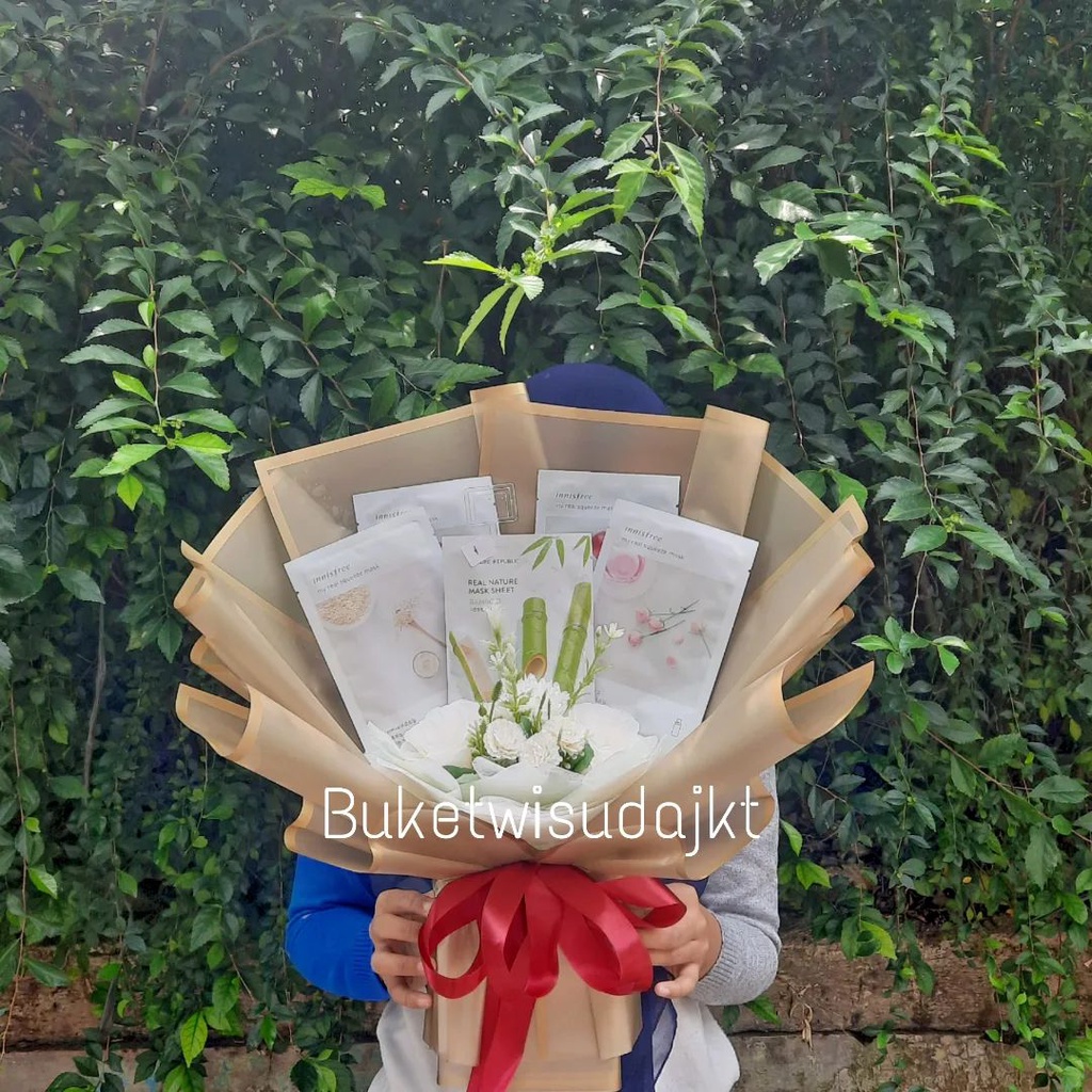 Bucket Masker/ masker wajah/ Buket Kecantikan/ Bucket Jajanan / Bucket Murah / Bucket Wisuda / Bucke
