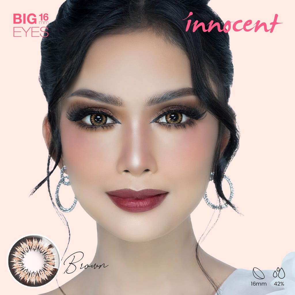 SOFTLENS X2 INNOCENT BROWN NORMAL DAN MINUS -0.50 S/D -6.00 FREE LENCASE /SOFLEN SOFLENS SOFTLEN COD LENSA BY CTK X2 EXOTICON