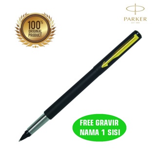 

Pulpen Parker Vector Fountain Pen Black Gold Trim Original Murah Dan Berkualitas