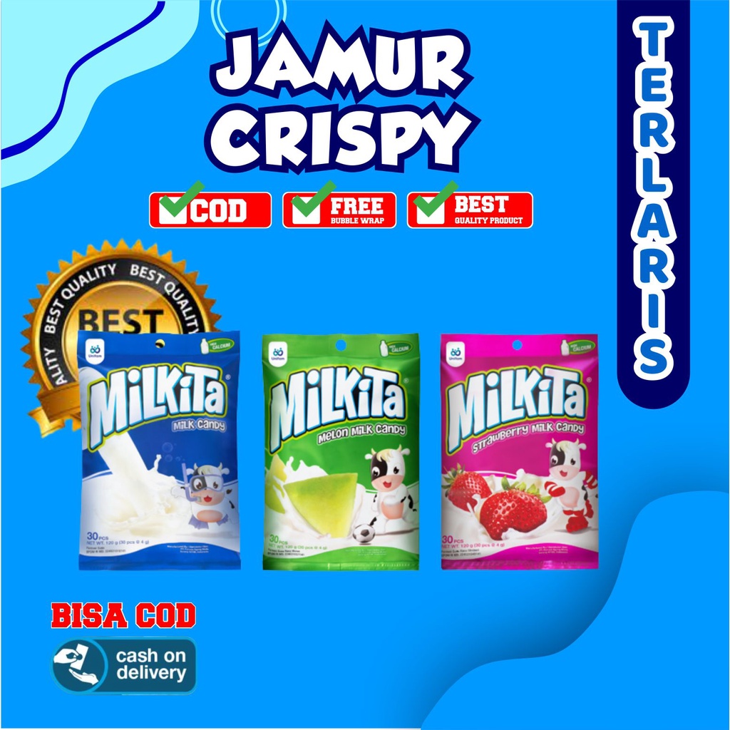 MILKITA PERMEN 1 PACK ISI 36 MILKITA LOLIPOP SUSU MILKITA MAKANAN RINGAN SNACK PERMEN KAKI HOT HOT