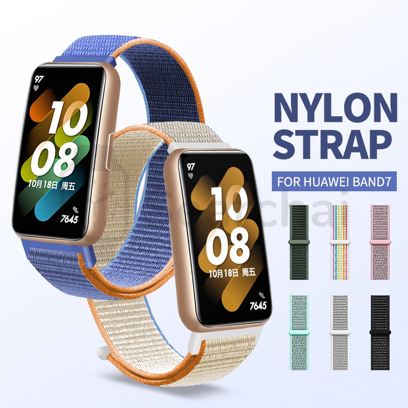 Tali✨HUAWEI Band 7 Nylon Straps huawei smart watch