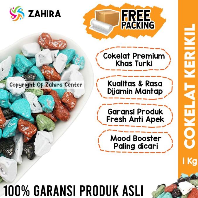 

JUAL Cokelat Kerikil Premium 1Kg Stone Chocolate Rock Coklat Oleh oleh Haji