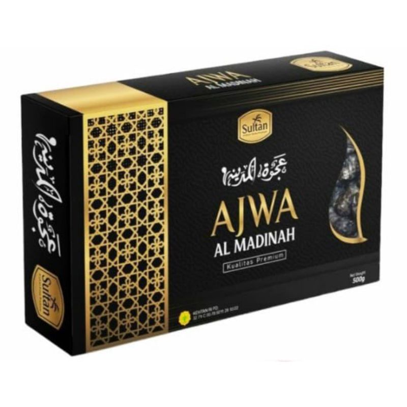 

Kurma Ajwa Madinah Sultan 500gr ORIGINAL Kurma Nabi BEST QUALITY