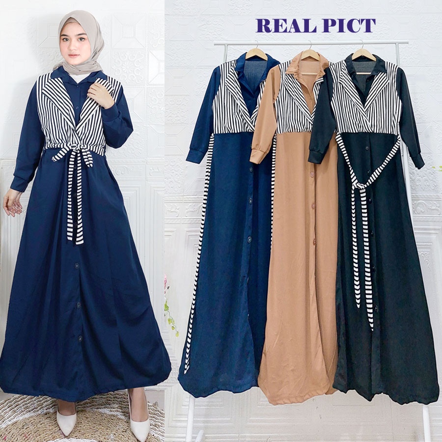 TANIA GAMIS NOOZ AZELIA MAXY DRESS PANJANG WANITA BY GL FASHION