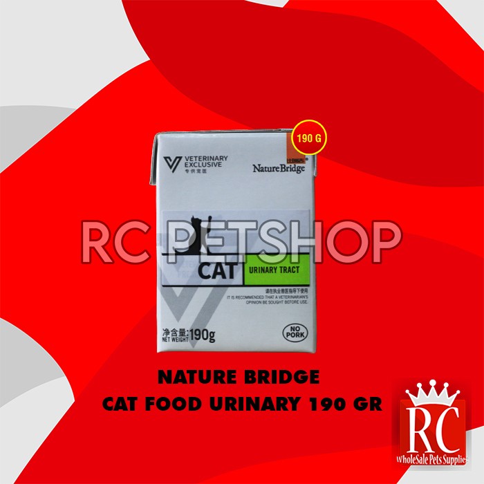 Makanan Kucing Nature Bridge Urinary Cat Food 190 Gram