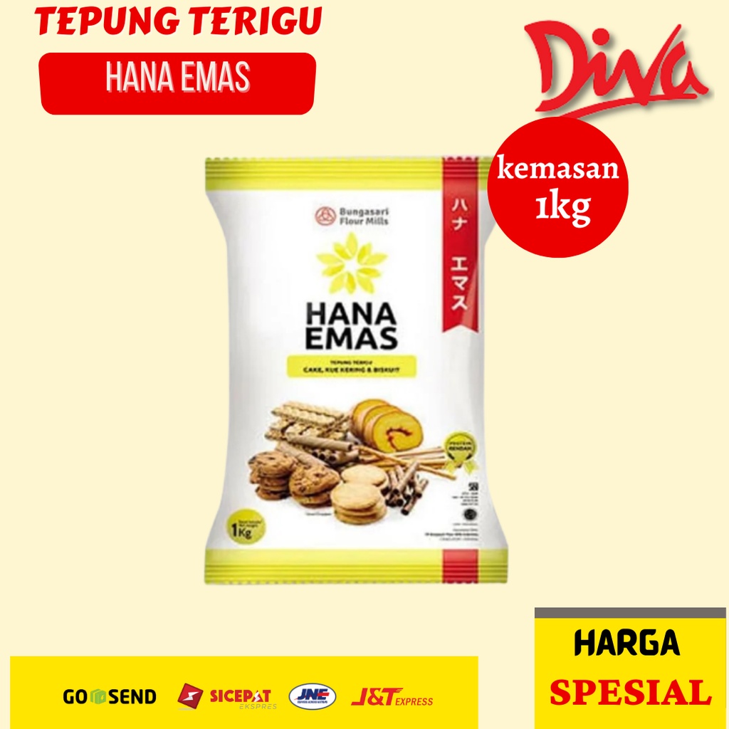 

Tepung Terigu Hana Emas | Bungasari 1kg