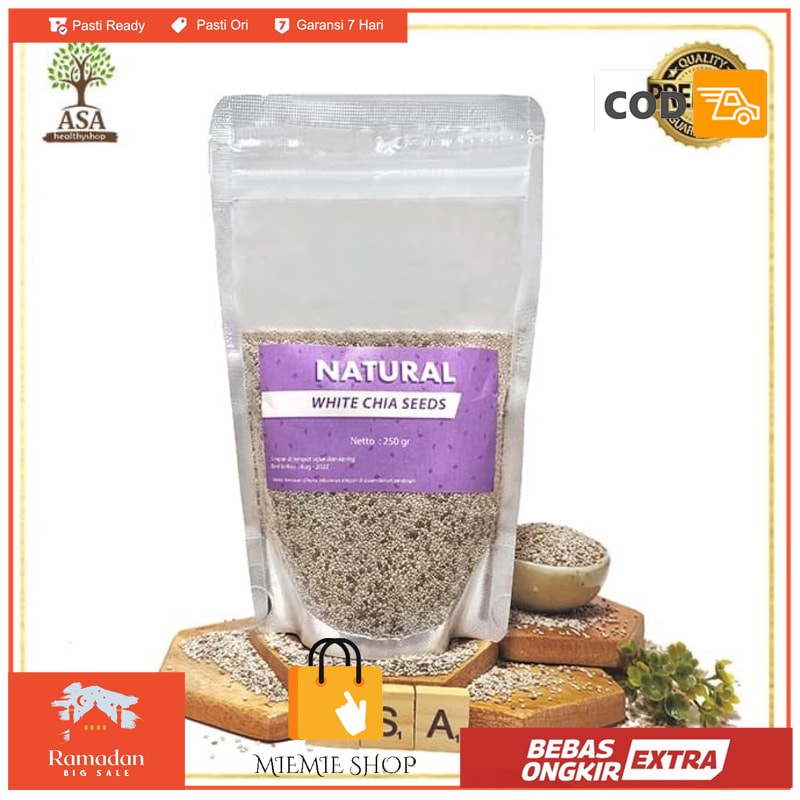 

WHITE Chia Seed Mexico 250 gram