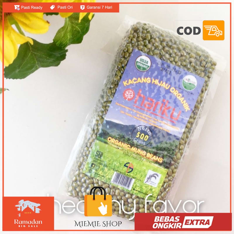 

Kacang Hijau Organik Hariku 500 gr Organic Mung Bean