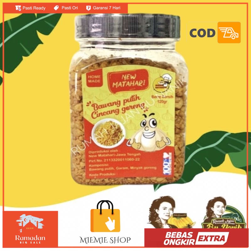 

Bawang Putih Cincang Goreng New Matahari