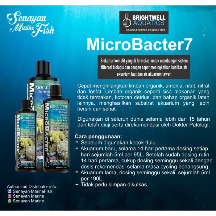 BRIGHTWELL MICROBACTER7 (MB7) 125ml (bakteri komplit)