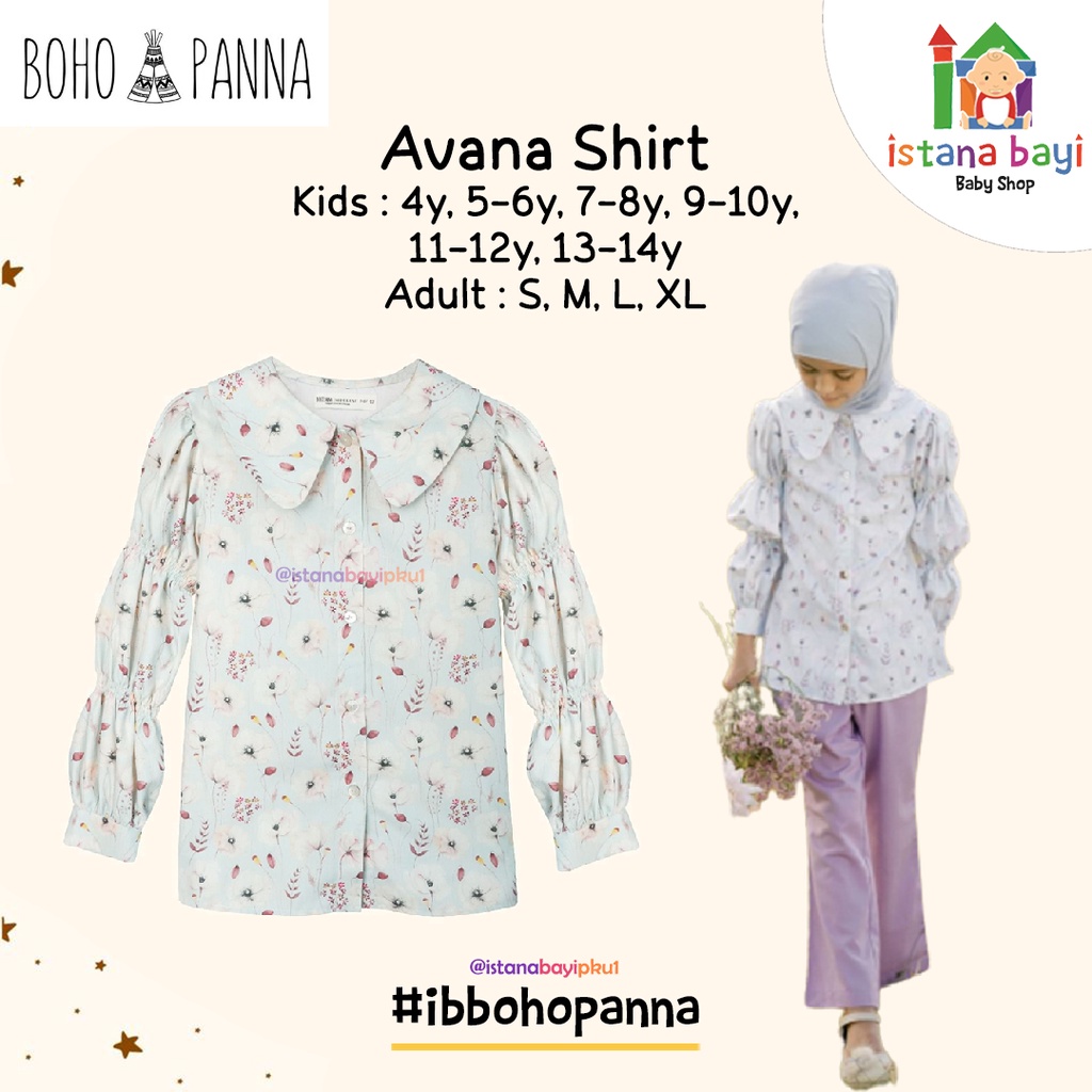 BOHOPANNA X SIDELINE AVANA - ATASAN ANAK PEREMPUAN