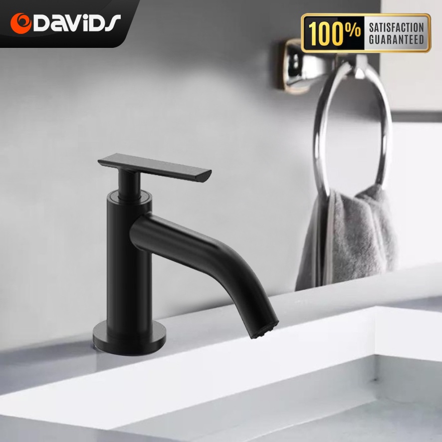 Kran Wastafel Cuci Tangan Keran Washtafel Sink Dapur Hitam AIR W5PBL