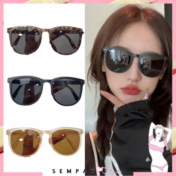 SS Kacamata Hitam Wanita Lipat Korea Fashion 6680 Kaca Mata Gaya Pantai Terbaru Bisa di LIPAT Sunglasses Anti-UV Wanita Pria Import Kacamata Murah