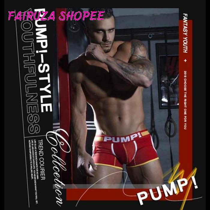 BOXER PRIA MERK PUMP CELANA DALAM PRIA PUMP. MEN'S UNDERWEAR BX118. BOXER PRIA MERK PUMP CELANA DALA