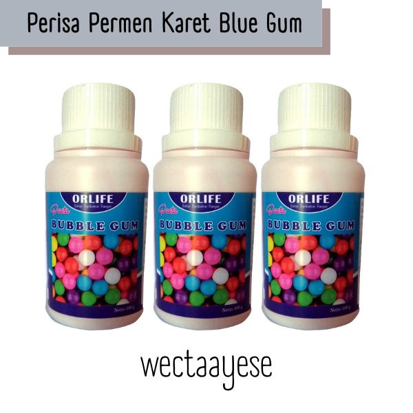 

(ORLF) Orlife Perisa Pasta Sirup Permen Karet Warna Biru 100 Gram / Essence Rasa Bubble Gum / Perisa Blue Gum Es Sirup Segala Makanan Minuman Permen Karet