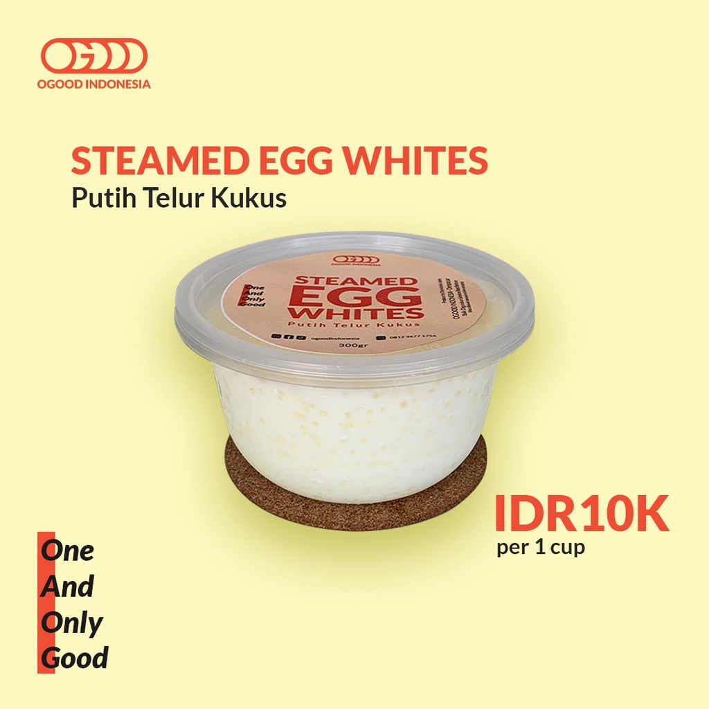 

Putih Telur Kukus OGOOD (Steamed Egg Whites)