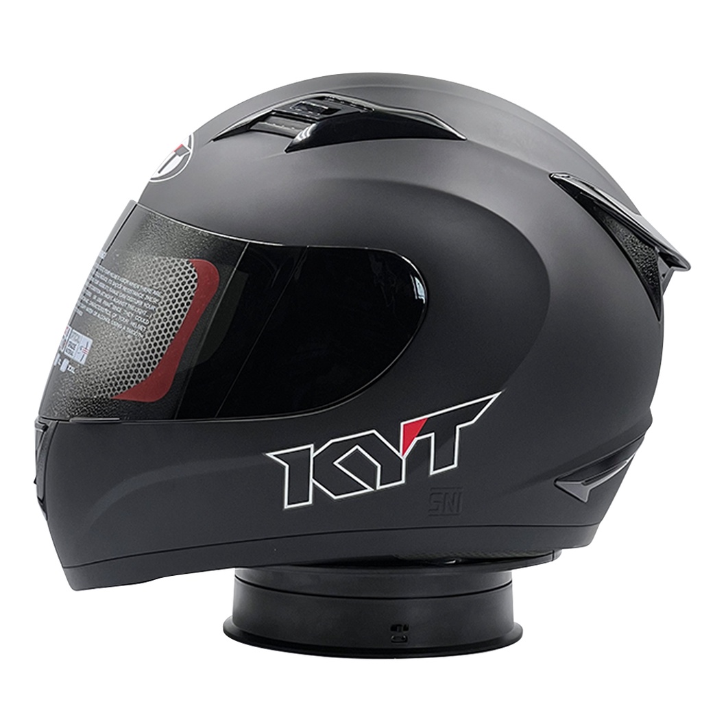 Helm Full Face KYT R10 Solid Black Doff