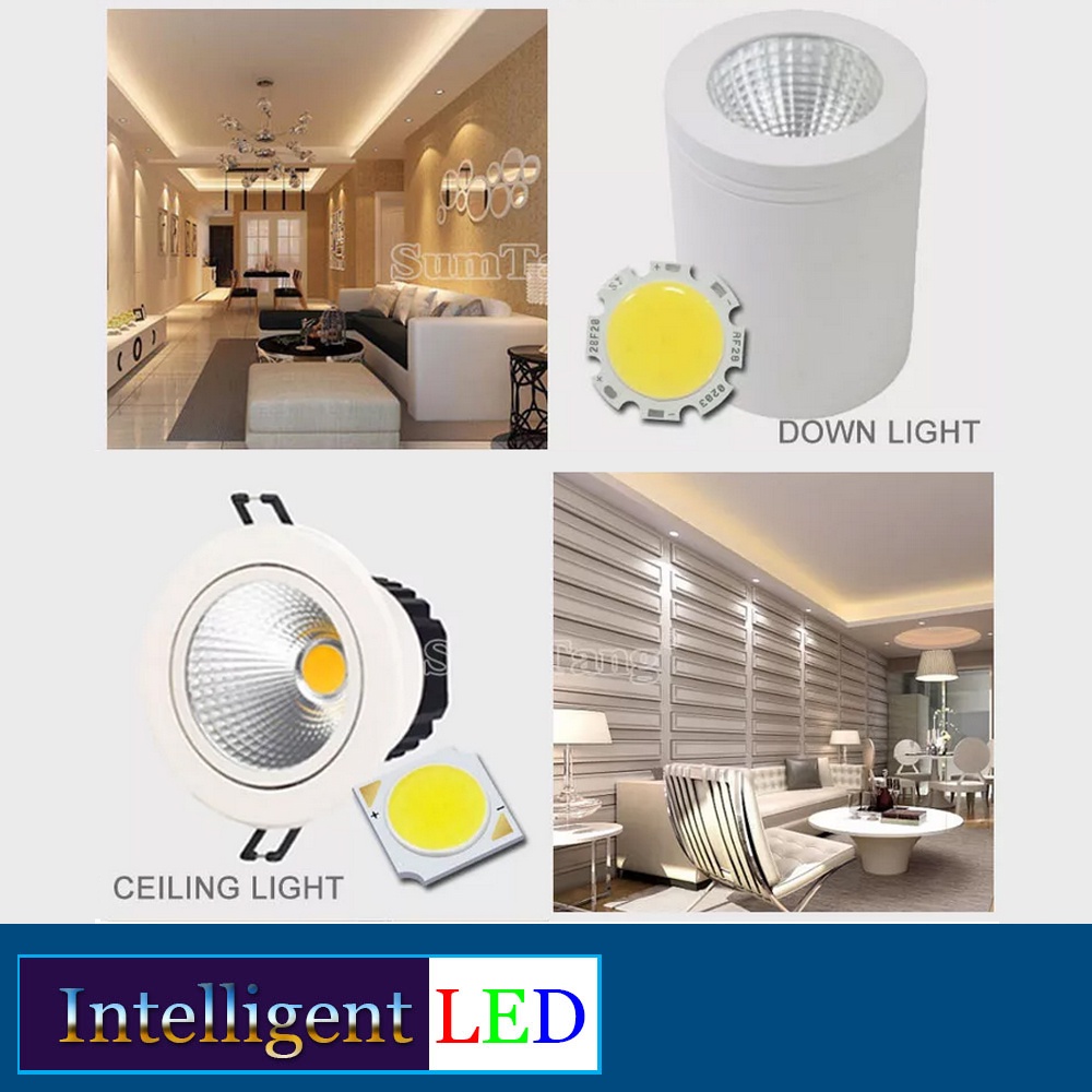 LED Source COB 10W 30-34V 320mA 13x13mm 130-150lm/W 3000K - 10000K