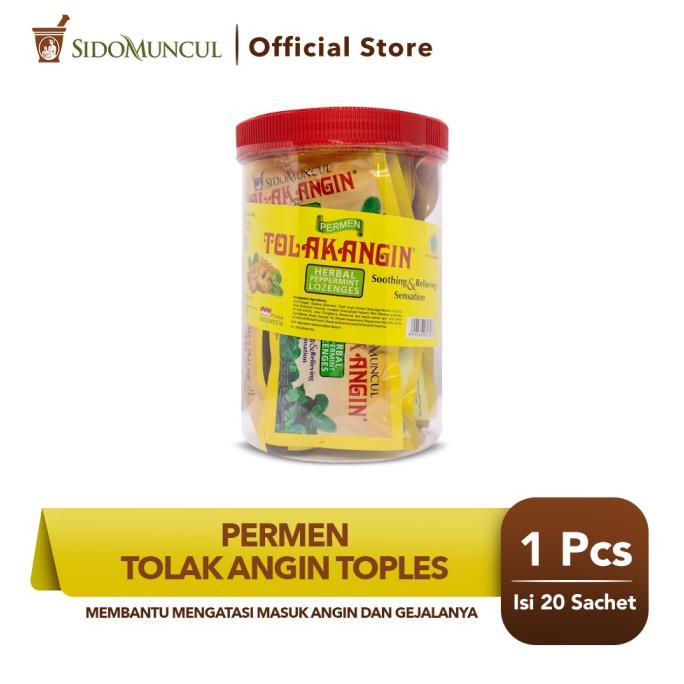 

JUAL Sido Muncul Permen Tolak Angin Toples 20's - Masuk Angin