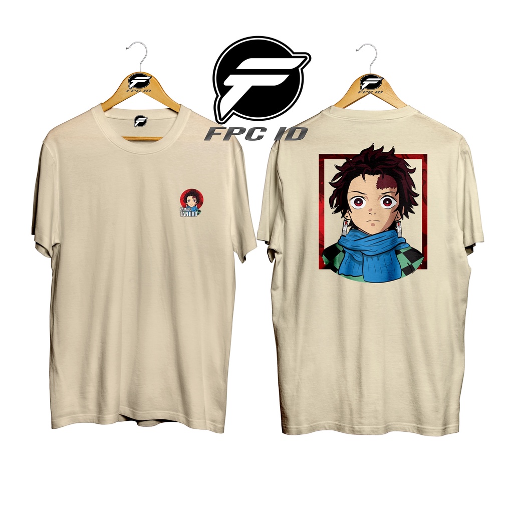 Kaos Anime Demon Slayer Tanjiro DB Cotton Combed 30s Premium Fpc Id