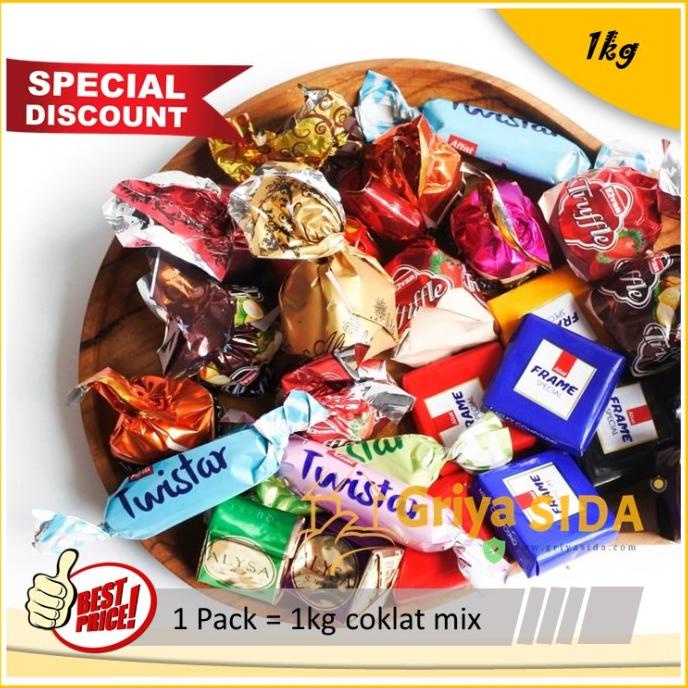 

HARGA DISKON Coklat turki 1kg mix coklat turkey arab nikmat hemat original turki