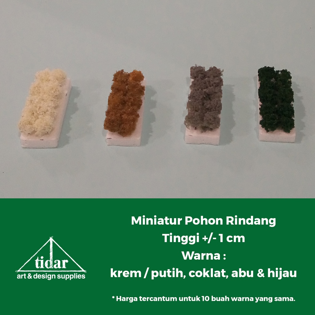 

[MR] HR - Miniatur Pohon Cabang Tinggi 1 CM - Tanaman Rindang - Maket Beringin