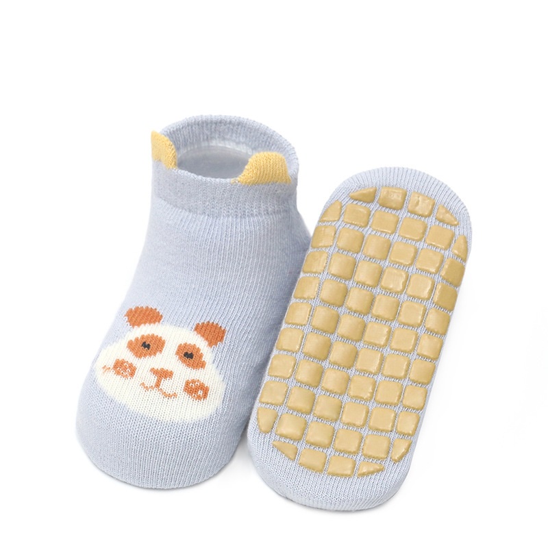 C16 NEW Kaos kaki nonslip bayi dan anak unisex motif hewan lucu