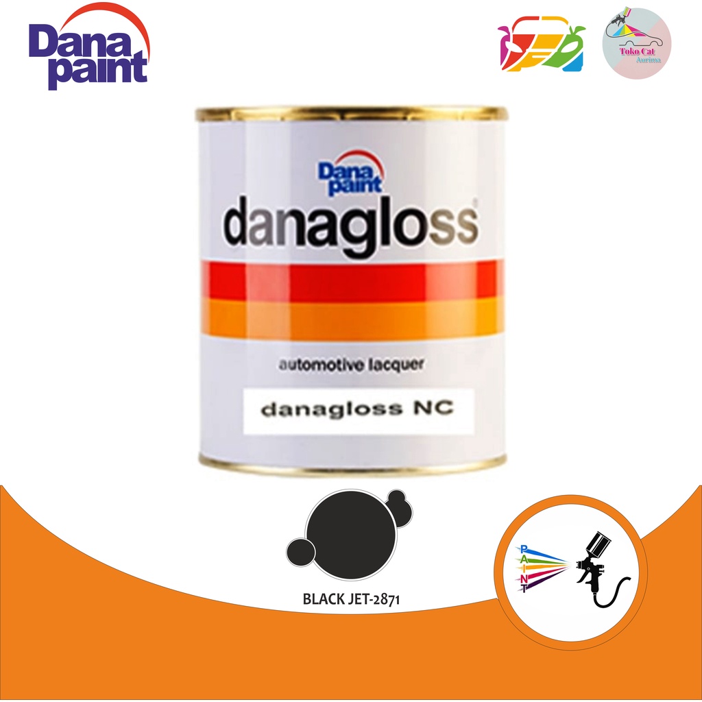 CAT DUCO CAT MOBIL DANAGLOSS SOLID BLACK JET-2871 REPACK