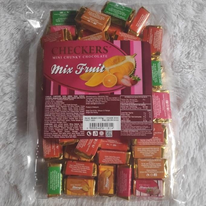 

DISKON Checkers Mini Chunky Chocolate/Coklat Checkers Mini