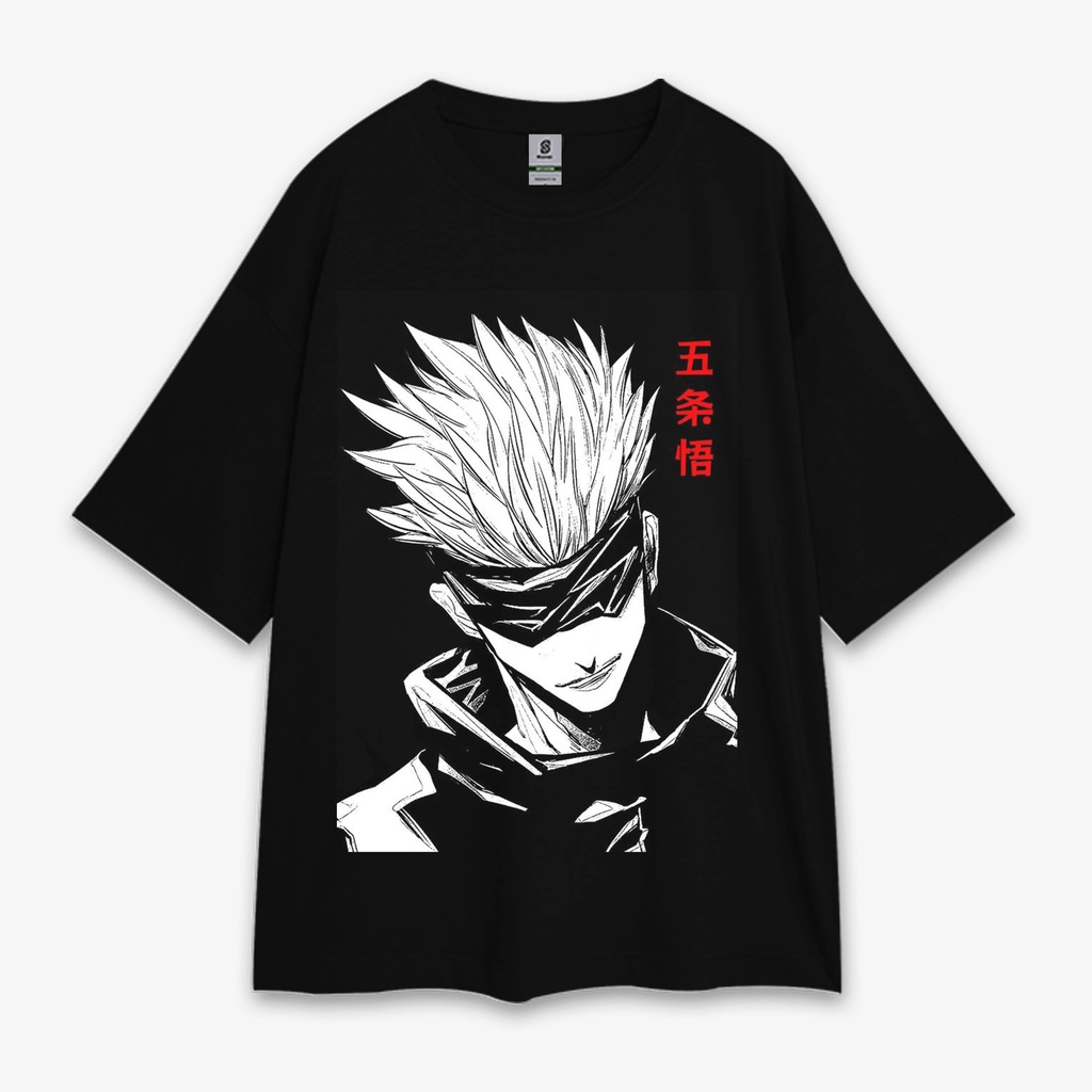 GOJO SATORU VINTAGE T-SHIRT OVERSIZED TEE