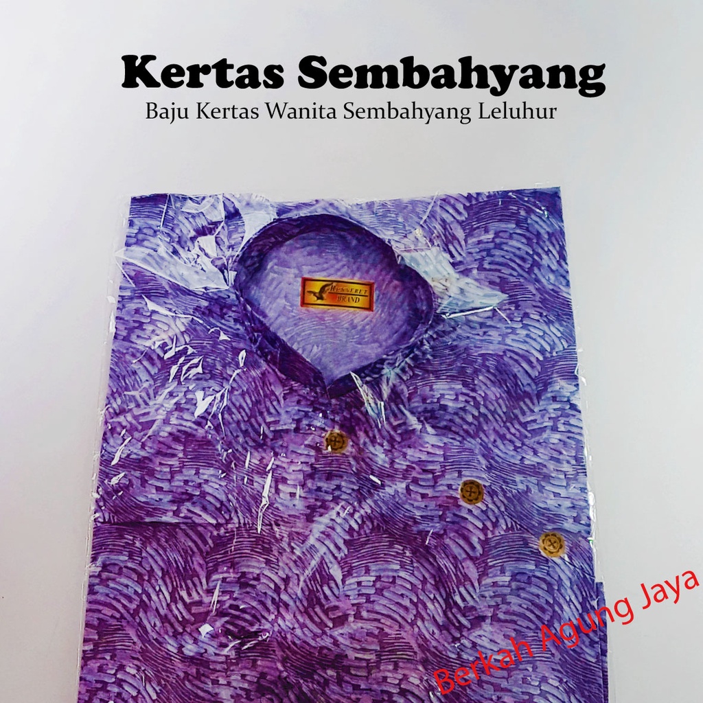 Baju Kertas Sembahyang Wanita OPP / Ceng Beng / Leluhur