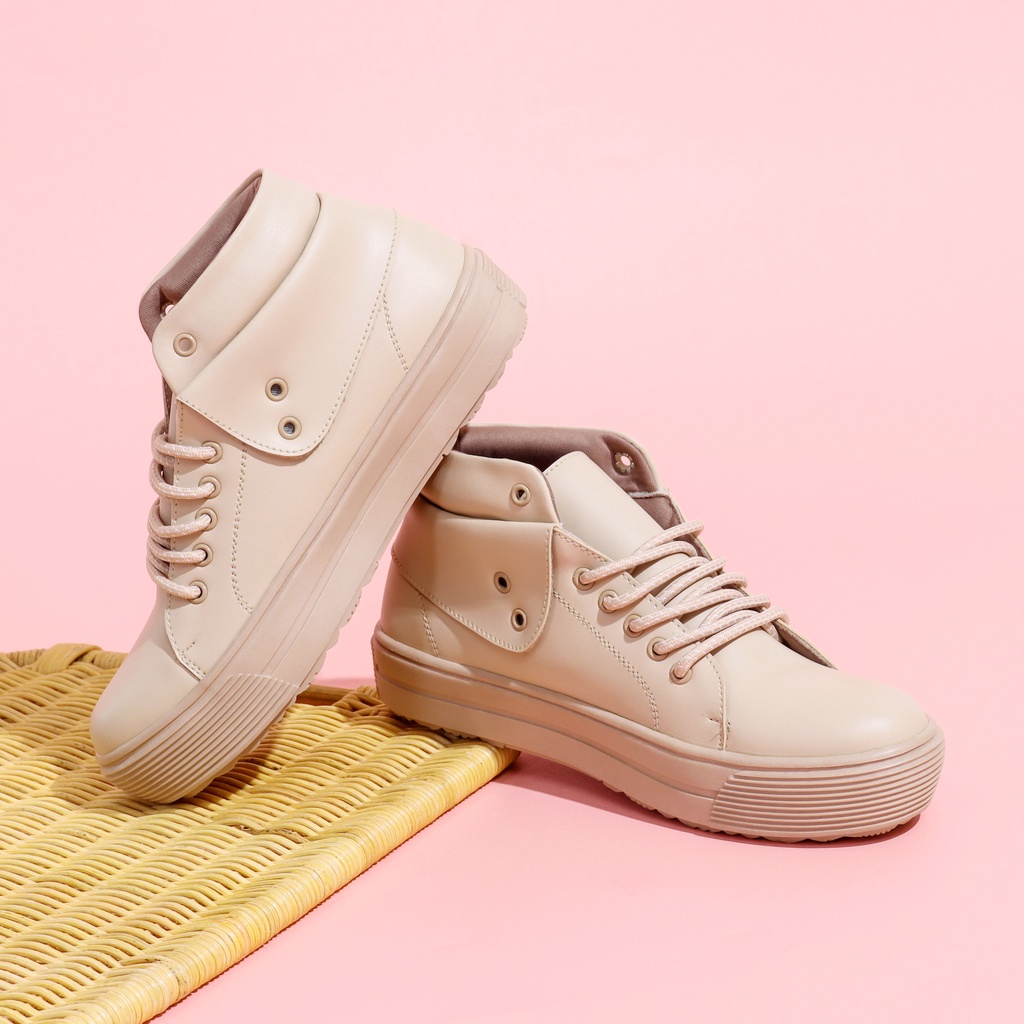 ELIRA Dory Cream - Sepatu Boots Wanita