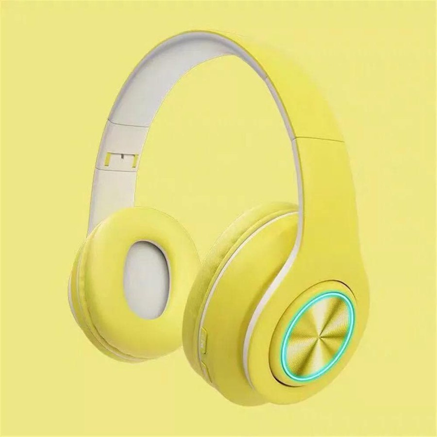 Headset Headphone Bluetooth Bando Inpods Boom Macaron B39