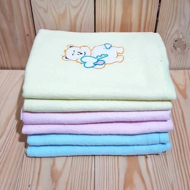 Handuk Bayi Lembut Baru Lahir Premium Ivory Ukuran Jumbo 110x60 Cm