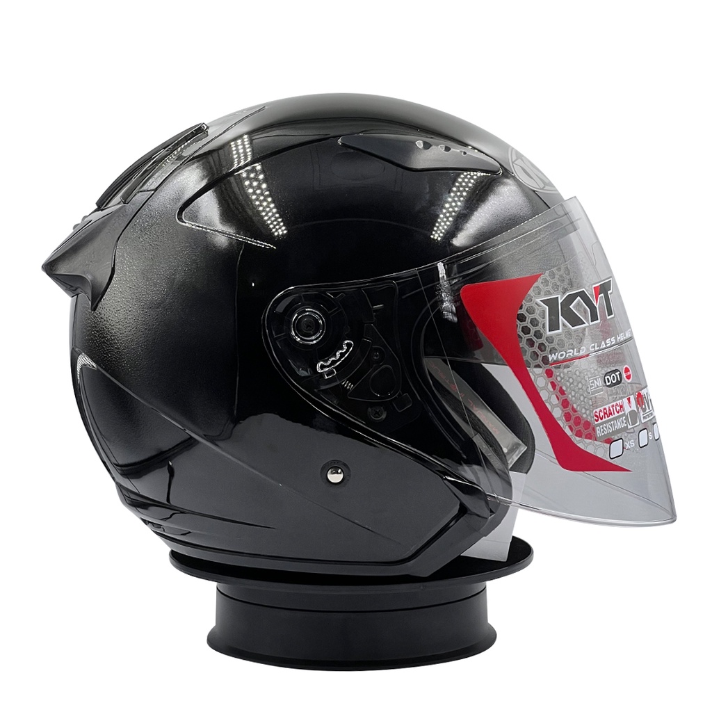 Helm KYT Galaxy Slide Flat R Solid Black