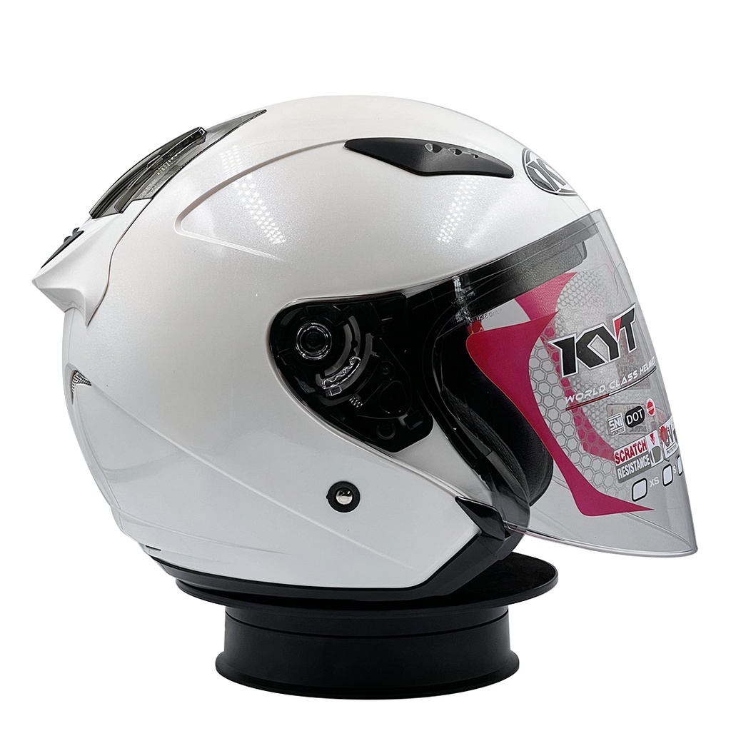 Helm KYT Galaxy Slide Flat R Solid White