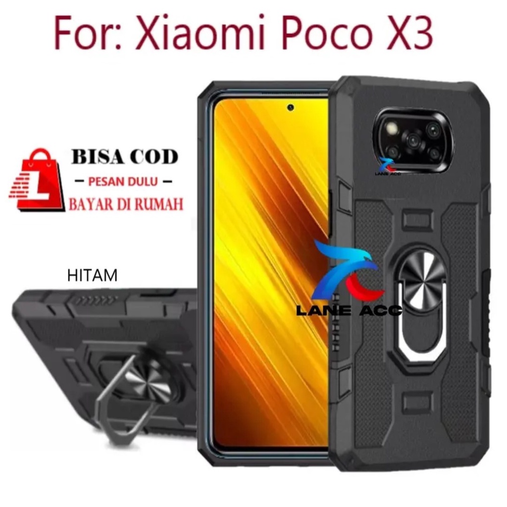 KESING HARD CASE  ROBOT HIT EYE RING XIAOMI POCO X3 -HARD CASE-STANDING ROBOT