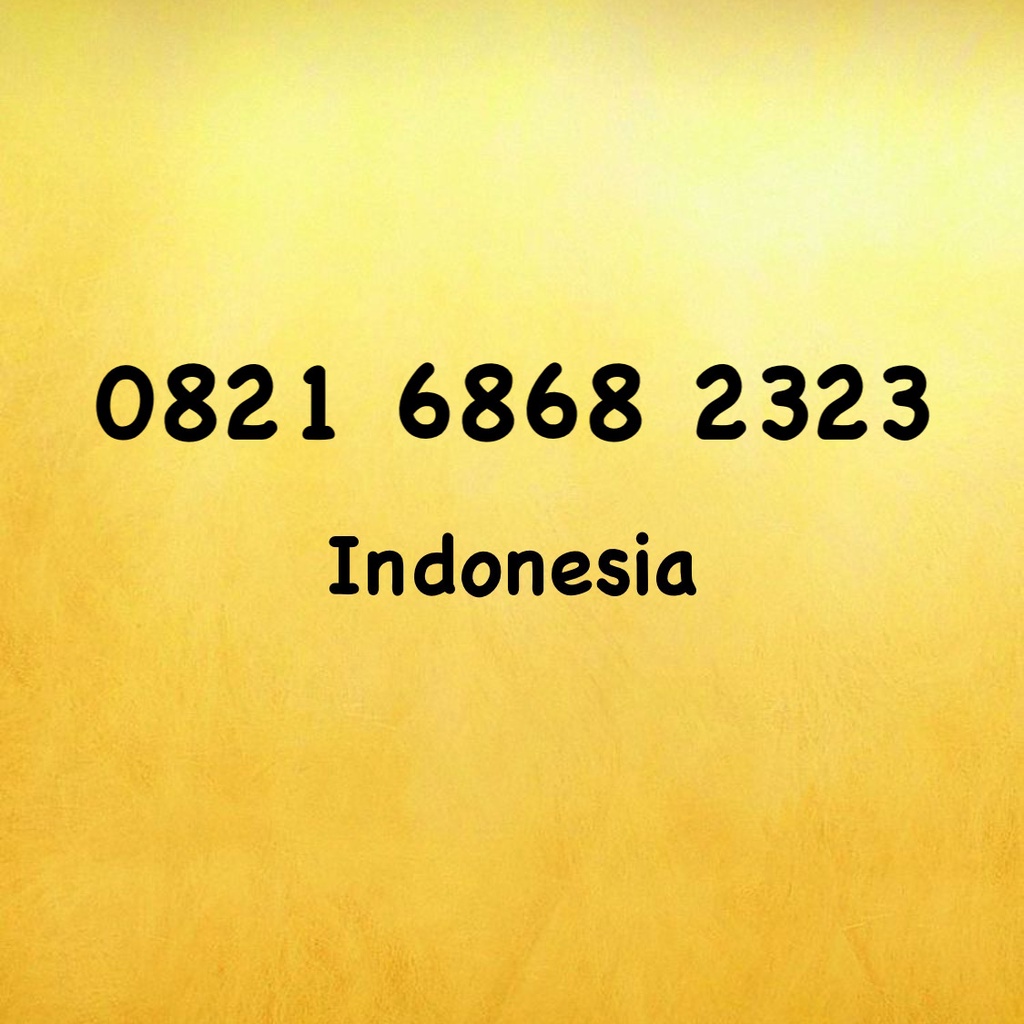 Nomor Cantik Simpati ABAB CDCD - 23 - 2023 - 68 - 0821 6868 2323