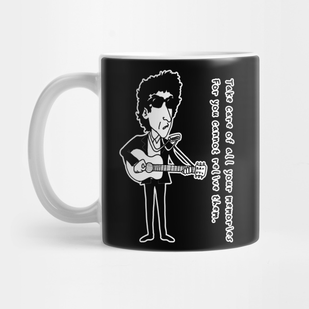 dylan caricature Bob Dylan Mug Keramik