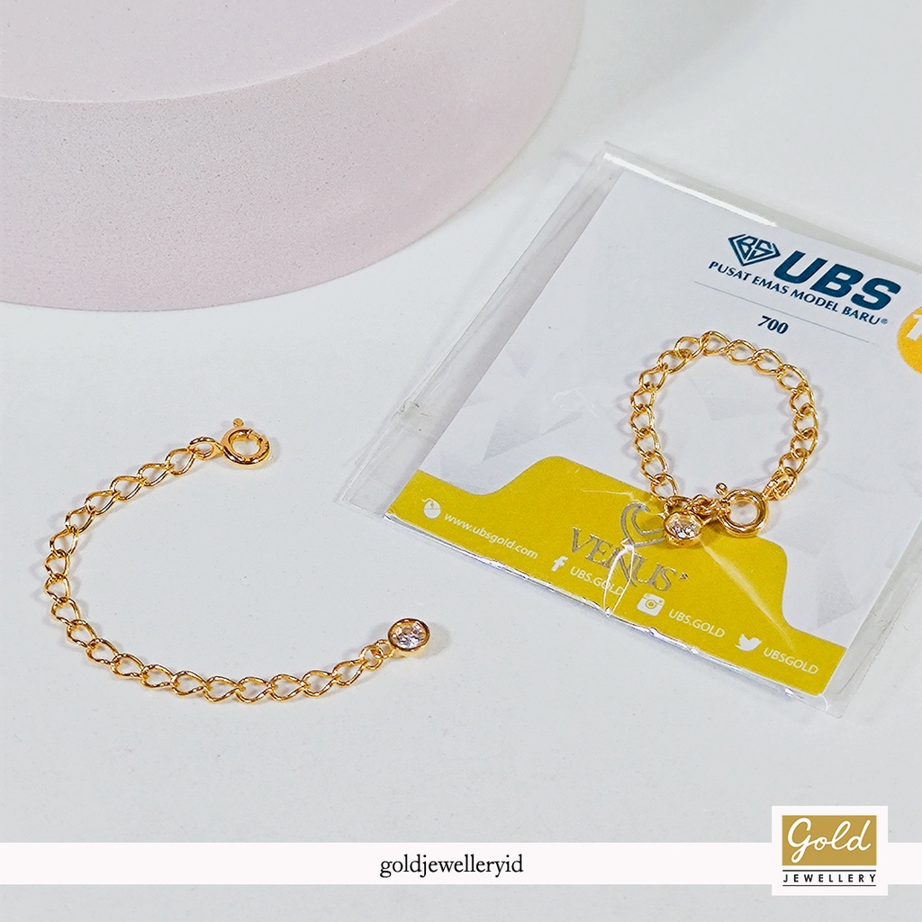 Kalung emas kuning 700 16k extension pemanjang sambungan
